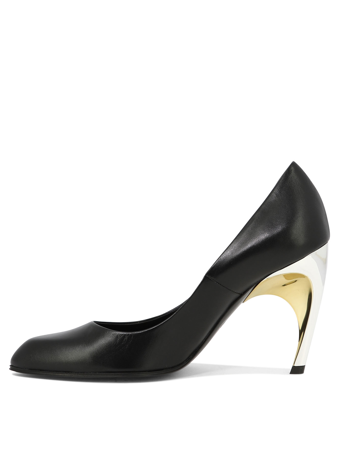 ALEXANDER MCQUEEN Black   Armadillo pumps